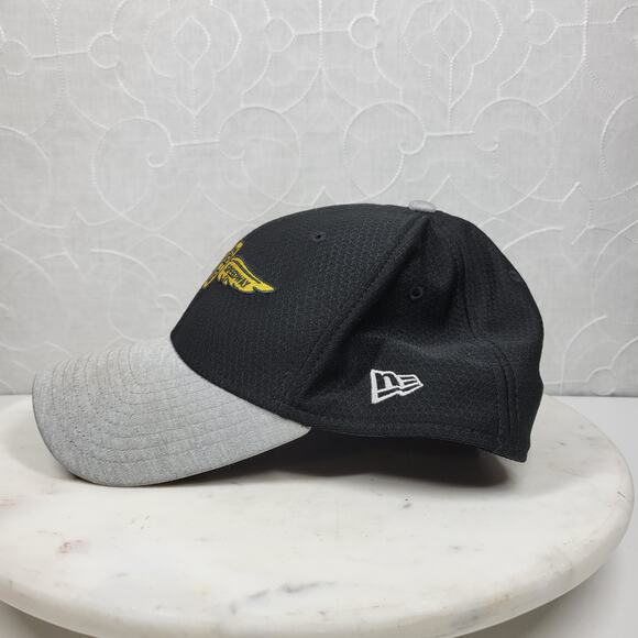 Indianapolis Motor Speedway Hat M/L Black Gray Two Tone Winged Wheel New Era - Picture 4 of 11